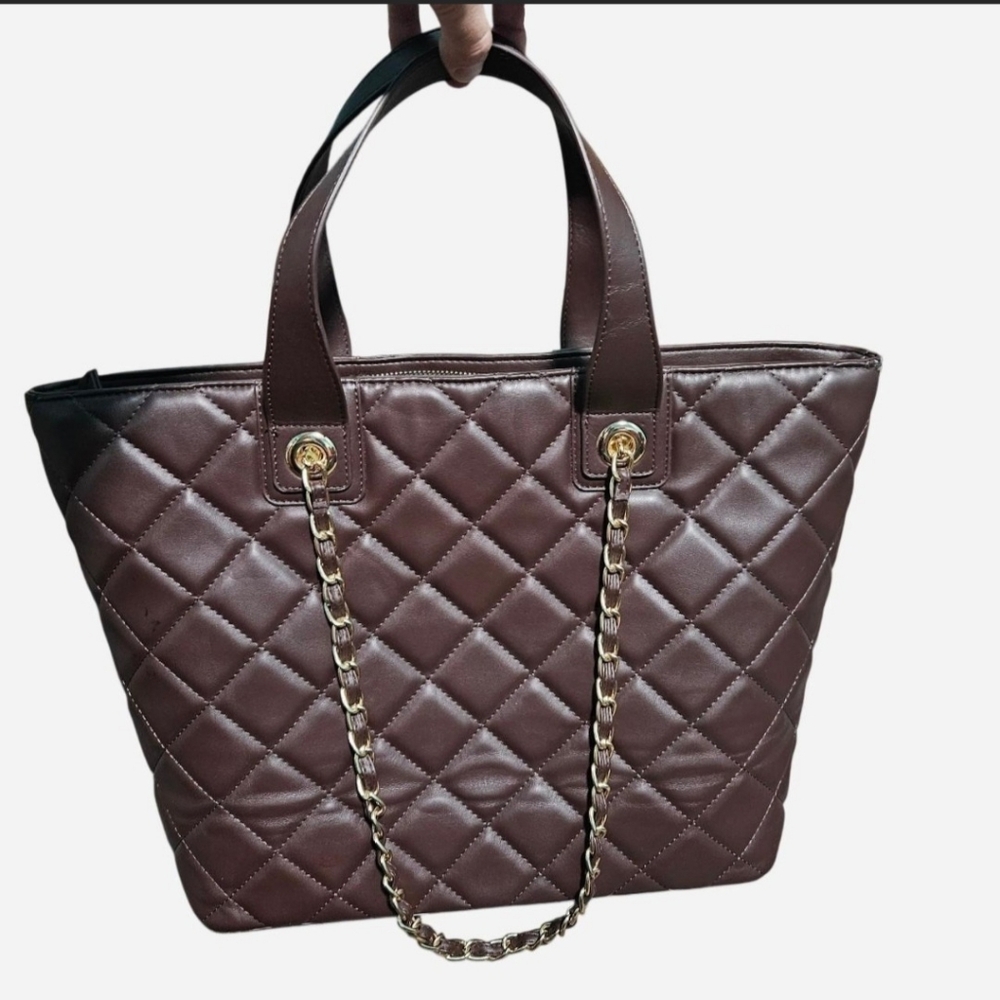 Mario Valentino Brown Ocarina Shopper Bag - Picture 2 of 9